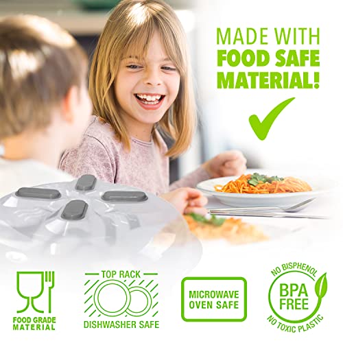 Magnetic Microwave Splatter Cover for Food