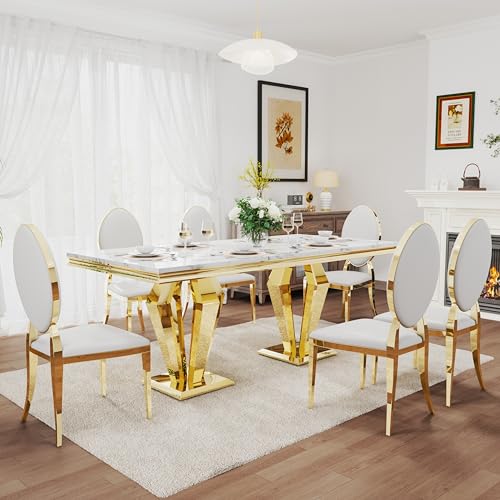 7 Piece Luxury Dining Room Set