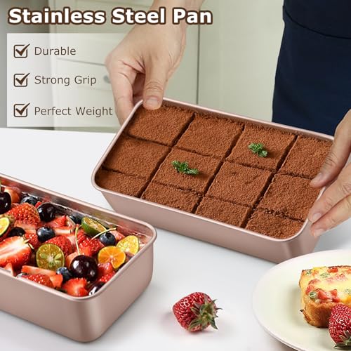 8 Pack Loaf Pans for Baking Bread 9x5In (15.99 Count)