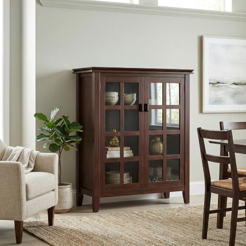 Artisan 38" Wide Solid Wood Cabinet in Russet Brown