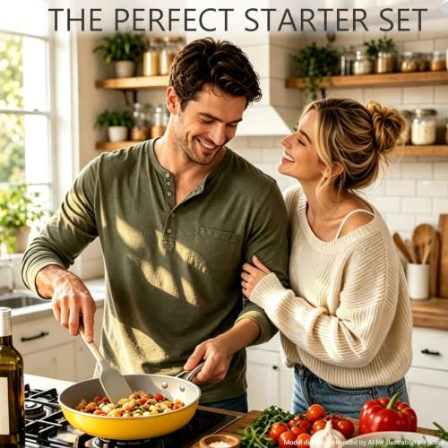 7 Piece Ceramic Cookware Set