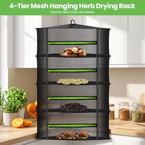 4 Layer Herb Drying Rack Hanging