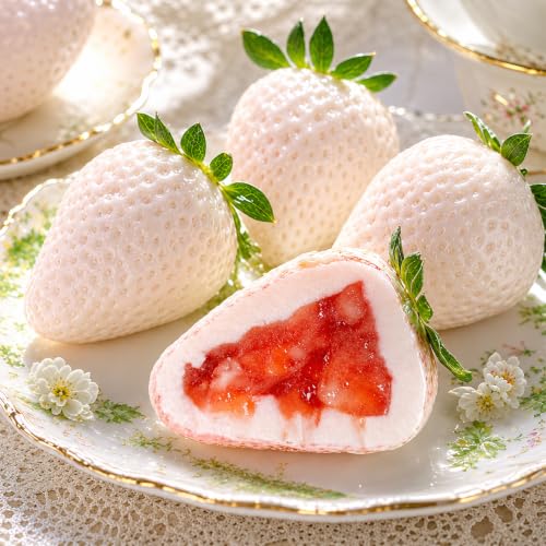 3D Strawberry Silicone Mousse Cake Mold