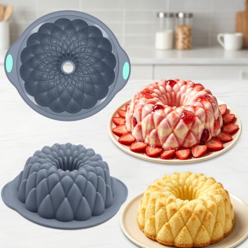 4 Pieces Silicone Cake Pan (4 Count)