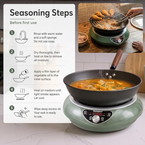 1700W Concave Induction Wok Burner
