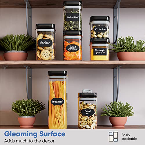 Airtight Food Storage Containers Set for Home Organization (7 Count)