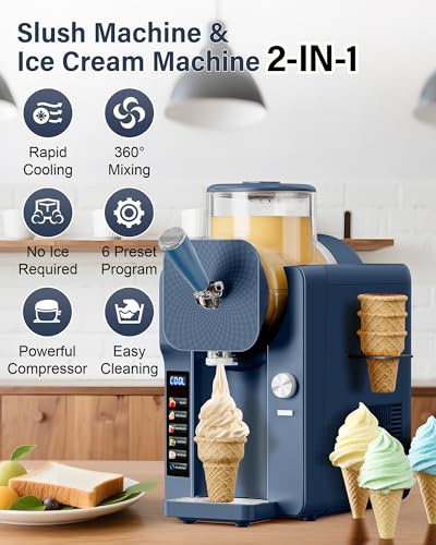 Slush Machine & Ice Cream Maker Machine 2