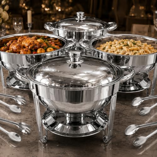 Chafing Dishes for Buffet (4 Count)