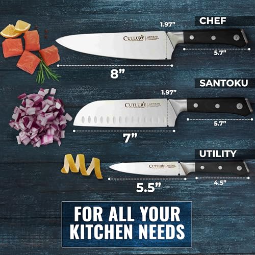 Chef Knife Set (3 Count)