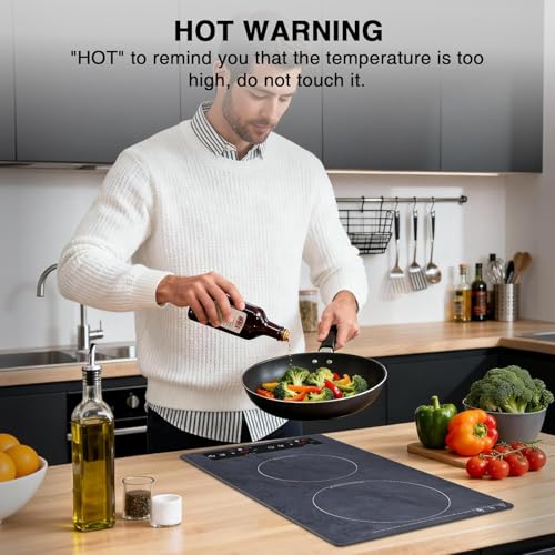 Double Induction Cooktop Portable Electric Cooktop 12'' Hot Plate