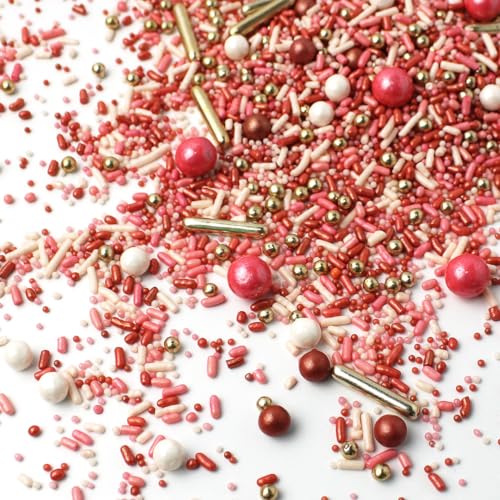 Vintage Rose Gold Sprinkle Mix (4 Ounce)