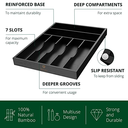 Luxury Bamboo Kitchen Drawer Organizer