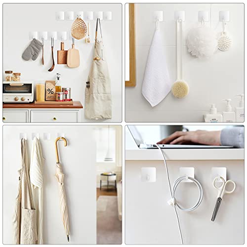 Adhesive Hooks for Shower Wall (4 Count)