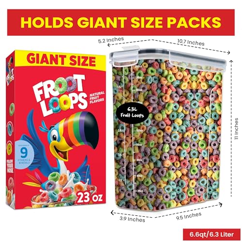 EXTRA LARGE Cereal Containers Storage (2 Count)