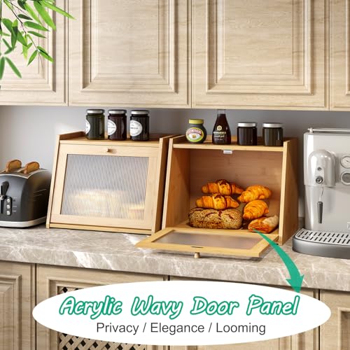 Large Bread Box for Kitchen Counter