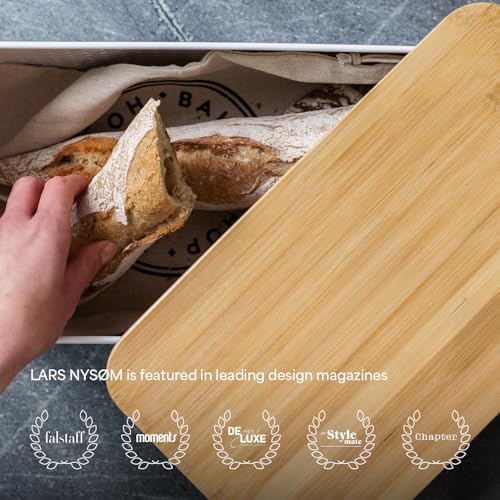 Bread Box I Metal bread box for long lasting freshness with non