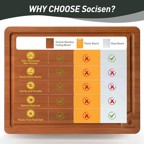 Bamboo Cutting Board Set Non Slip Feet Over Sink Day Gifts Best Mama Mommy Bonus Busy Mom Ever Christmas Xmas Birthday Law Step Stepmom Stepmother Who Have Everything Good Unique Useful Present (2 Count)