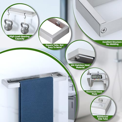 Hand Towel Holder Towel Bar for Bathroom Wall Mounted 12 Inch