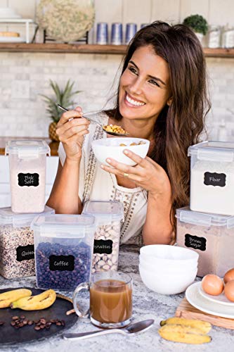 Airtight Food Storage Containers with Lids (6 Count)
