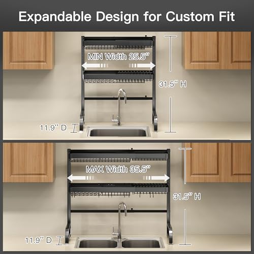 Over The Sink Dish Drying Rack