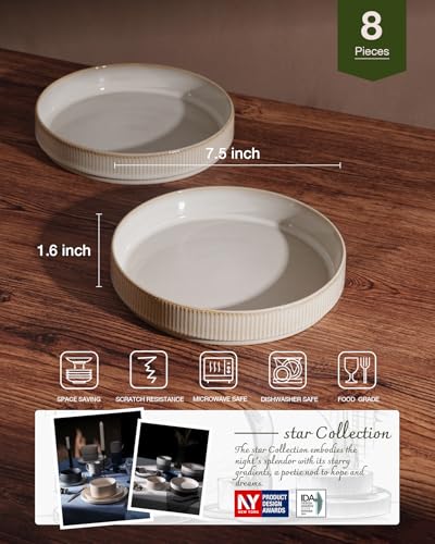 Star 7.5" Pasta Bowls Set of 8 (8 Count)