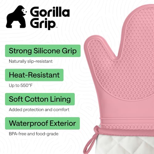 Silicone Oven Mitts (2 Count)