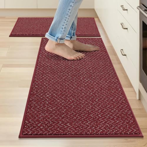 Kitchen Rugs Set of 2 Non (11.11 sq ft Count)