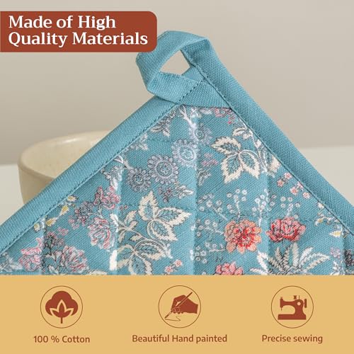 Pot Holders 100% Cotton Potholders (2 Count)
