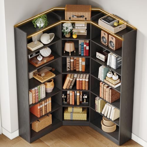 Corner Bookshelf (7 Count)