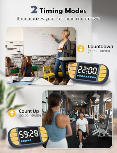 Magnetic Digital Kitchen Timer for Classroom Countdown