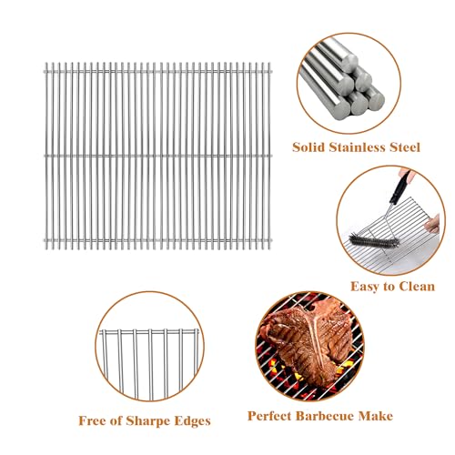 19.5" Stainless Steel Cooking Grates for Weber Genesis 300 Series