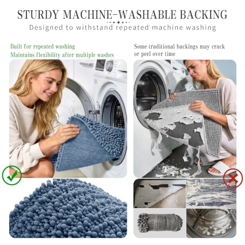 Bathroom Rugs Non Slip Washable