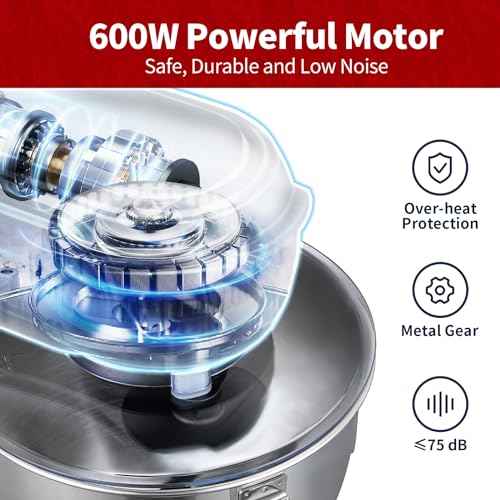 Stand Mixer 6QT Mixers Kitchen Electric Stand Mixer