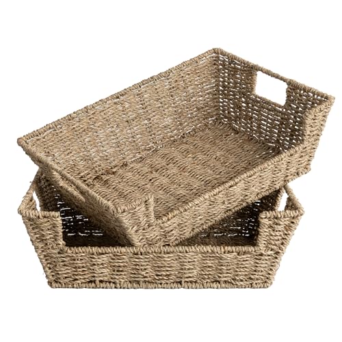 Pantry Baskets for Organizing (2 Count)