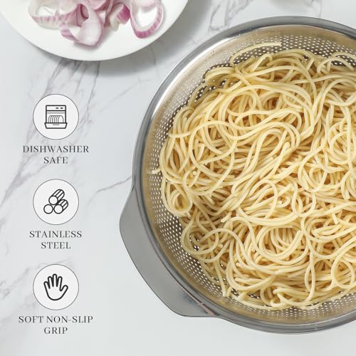 18 8 Stainless Steel Microwell Colander