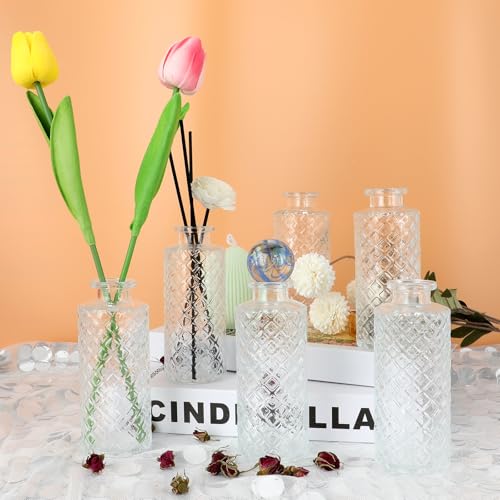 Bud Vase Flower Bottle (6 Count)