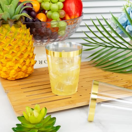 60 Pack Gold Plastic Cups (60 Count)
