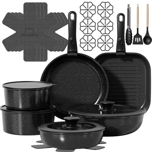 26 Pcs Pots and Pans Set Non Stick