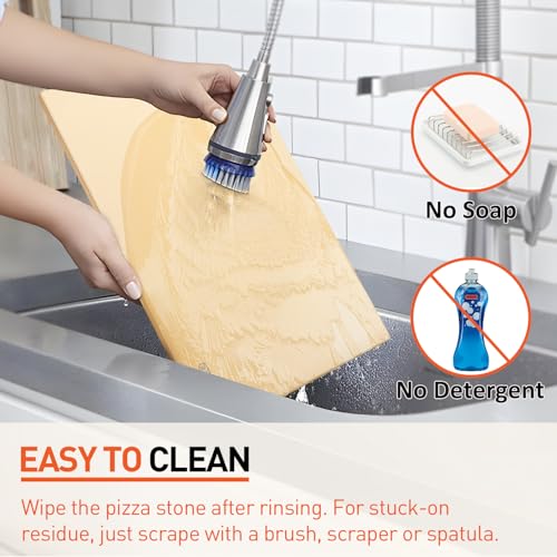 Pizza Stone for Grill 20 x 13.5 Inch