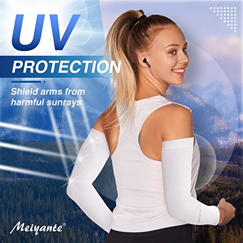UV Sun Protection Arm Sleeves with Thumb Holes for Women