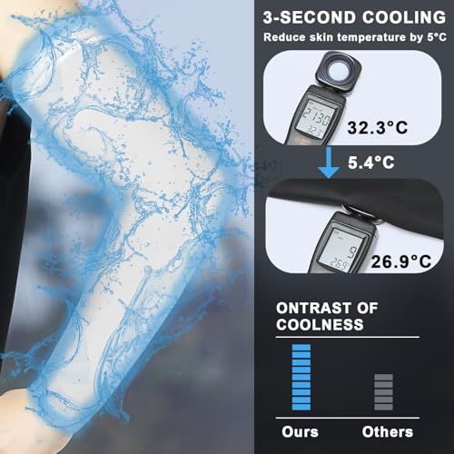 Cooling Arm Sleeves for Men Women