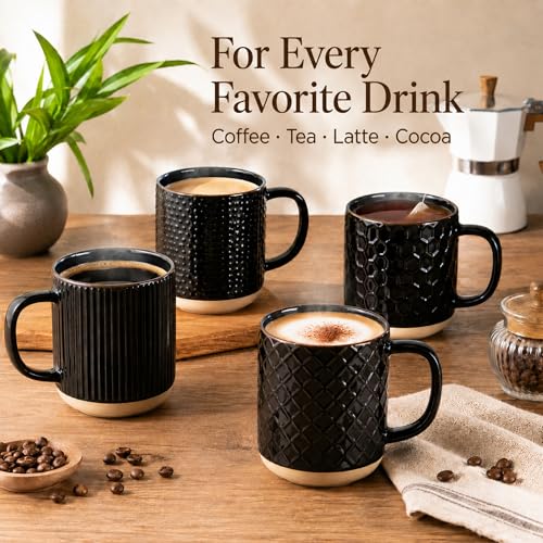 Coffee Mugs Set of 4 (4 Count)