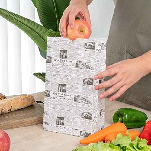 Bag Tek 12 Lb Disposable Lunch Bags (100 Count)