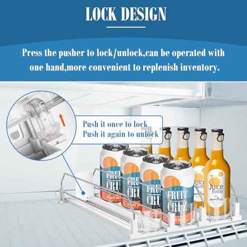 Drink Organizer for Fridge