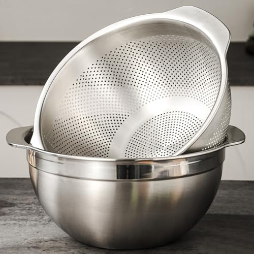 18 8 Stainless Steel Microwell Colander