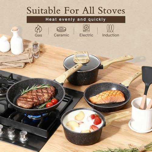 Ceramic Pots and Pans Set Non Stick