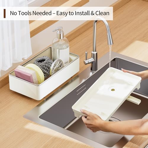 Rotating Drain Sponge Holder for Kitchen Sink Off