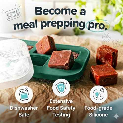 2 Tbsp Silicone Freezer Molds with Lids (2 Count)