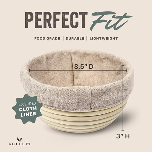 Banneton Bread Proofing Basket with Liner