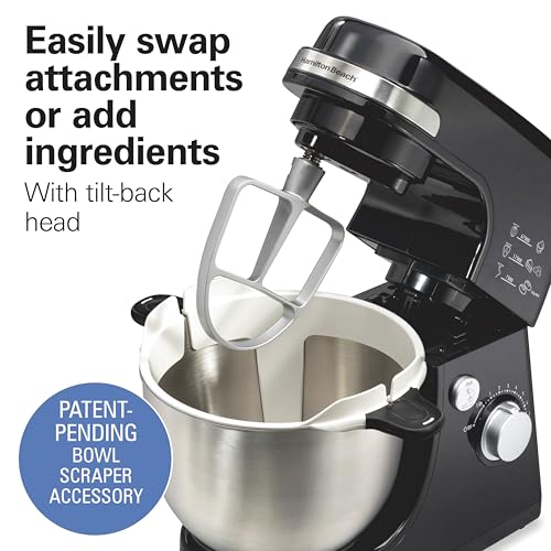 4 Quart Electric Stand Mixer With 7 Speeds